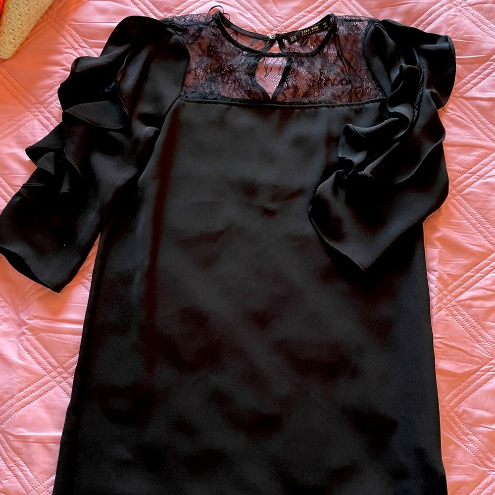 New! Black Zara basic dress. Size women’s xsmall